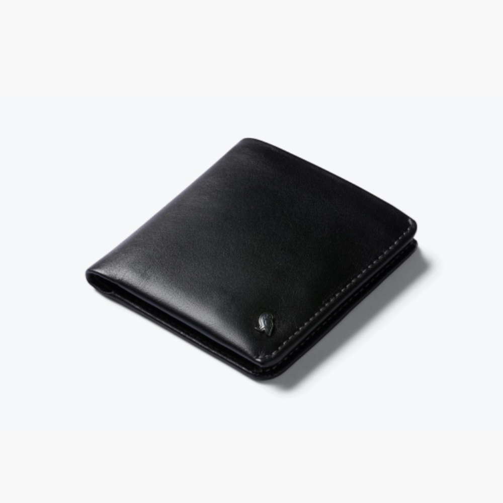 🆕 Brand New Bellroy Slim Bifold Wallet With Coin Pocket in Black